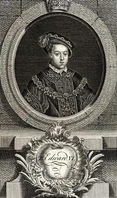 Edward VI (1537-53) King of England and Ireland, from 'The Gallery of Portraits', published 1833 (en a English School, (19th century)