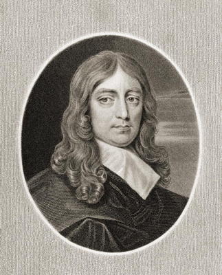 John Milton (1608-74) from 'Gallery of Portraits', published in 1833 (engraving) a English School, (19th century)