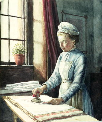 Laundry Maid, c.1880 a English School, (19th century)