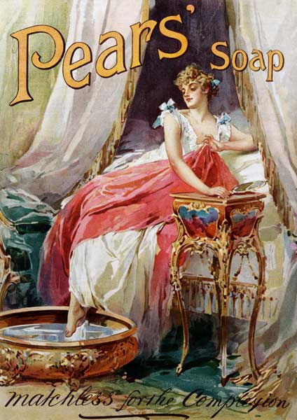 Advertisement for 'Pears' Soap' a English School, (19th century)