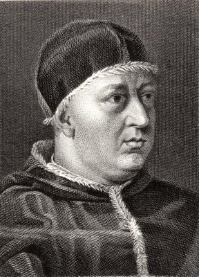 Pope Leo X (1475-1521) (engraving) a English School, (19th century)