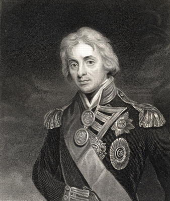 Portrait of Lord Horatio Nelson (1758-1805) (engraving) a English School, (19th century)