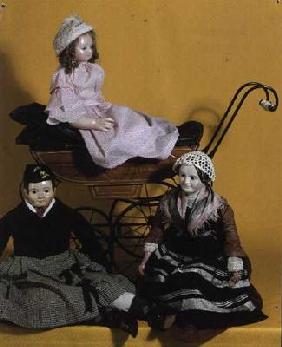 Victorian dolls, Rosa Mary, Sandy and the Nurse