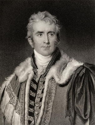William Pitt Amherst (1773-1857) Earl of Arracan (litho) a English School, (19th century)