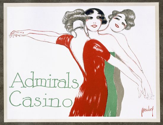 Poster for Admirals Casino a English School, (20th century)