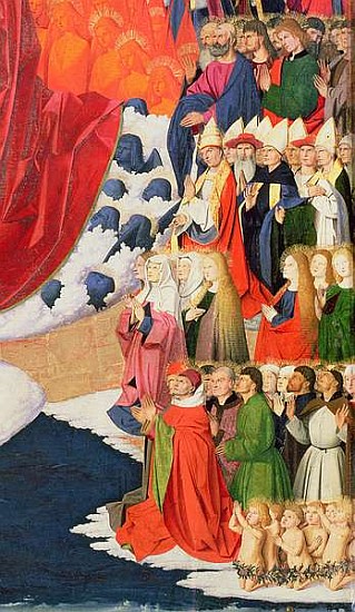 The Coronation of the Virgin, completed 1454 (detail of 57626) a Enguerrand Quarton