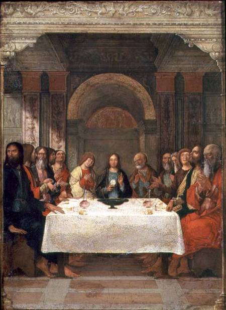 The Institution of the Eucharist a Ercole de Roberti