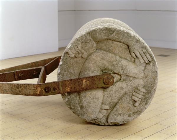 `Adam and Eve'' Garden Roller, 1933 (portland stone and iron)  a Eric Gill
