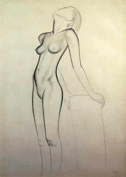 Nude, 1927 (pencil on paper)  a Eric Gill