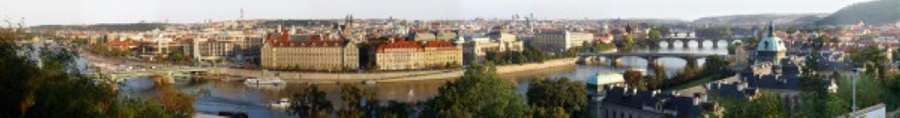 Prag Panorama a Erich Teister