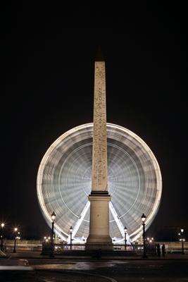 Riesenrad auf dem Place de la Concorde a Erich Teister