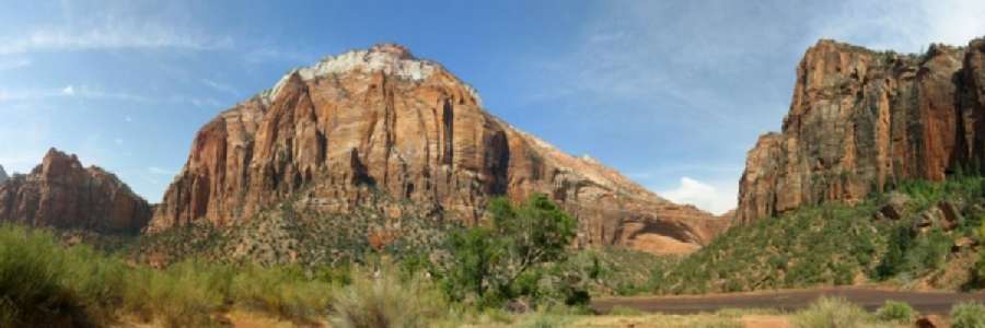 Zion Nationalpark Panorama a Erich Teister