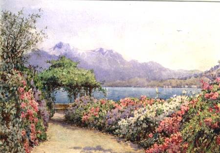 Lake Como from the Villa Carlotta a Ernest Arthur Rowe