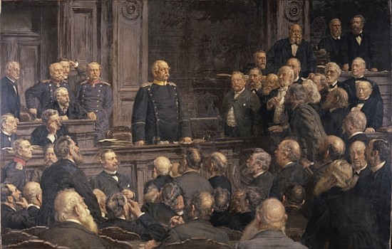 Conference of the German Reichstag on the 6th February 1888 a Ernest Henseler