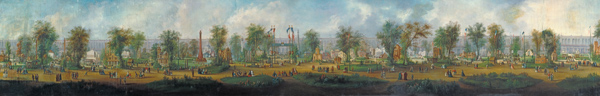 Panoramic View of the Exhibition of 1855 a Ernest Lami de Nozan