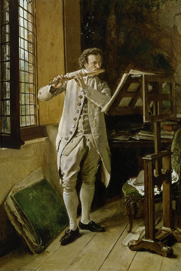 The Flute Player a Ernest Meissonier