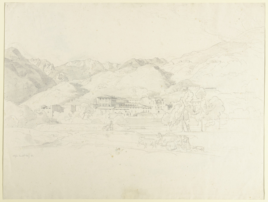 Ansicht von Massa di Carrara a Ernst Fries