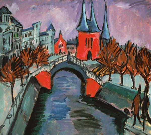 Elisabetta-sponda rossa a Ernst Ludwig Kirchner