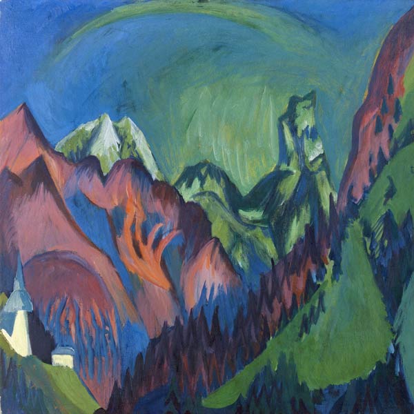 Canyon a Monstein a Ernst Ludwig Kirchner