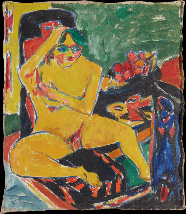 Nude at the Studio a Ernst Ludwig Kirchner
