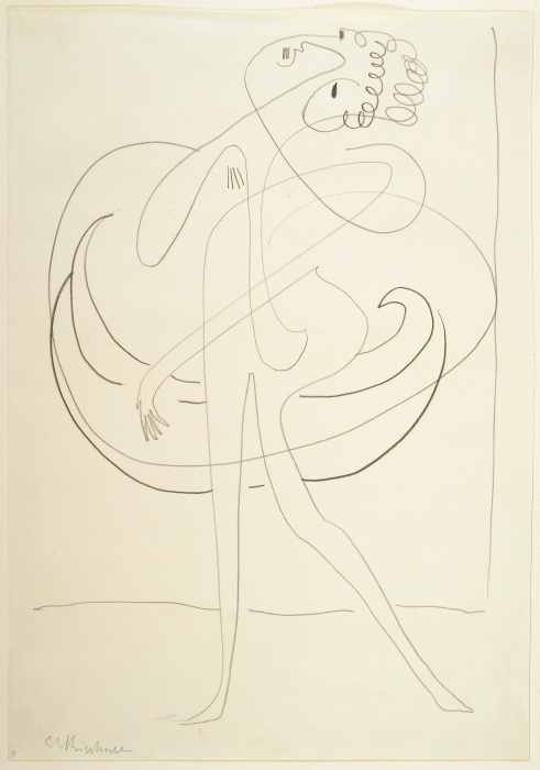 A Dancer a Ernst Ludwig Kirchner