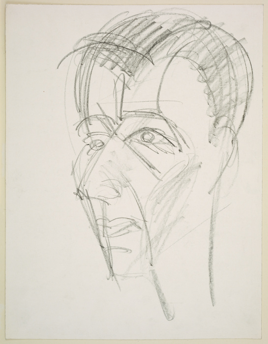 Self-portrait a Ernst Ludwig Kirchner