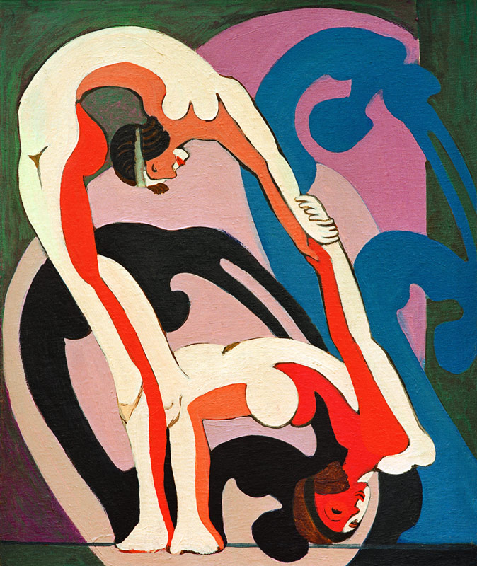 Akrobatenpaar a Ernst Ludwig Kirchner