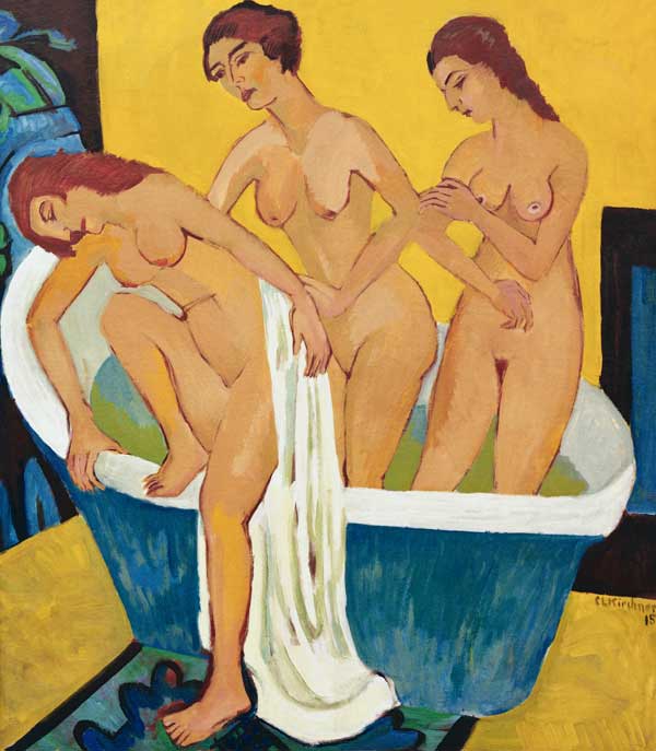 Bathing Women a Ernst Ludwig Kirchner