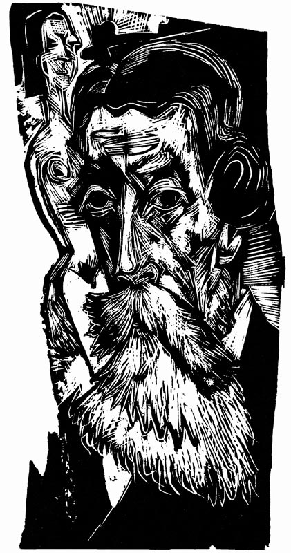 Portrait of Ludwig Schames a Ernst Ludwig Kirchner
