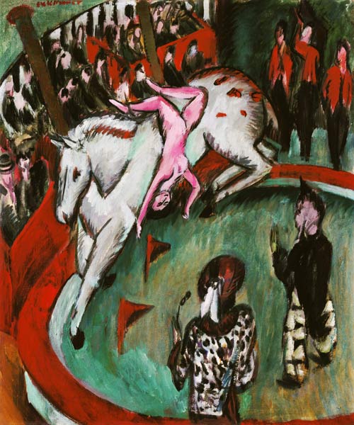 Zirkusreiterin a Ernst Ludwig Kirchner