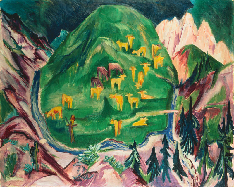 Pasture a Ernst Ludwig Kirchner