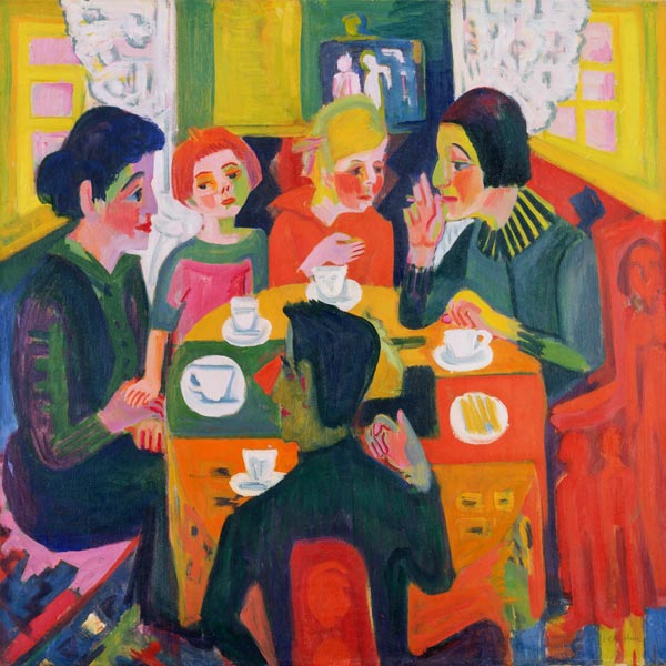 Kaffeetisch a Ernst Ludwig Kirchner