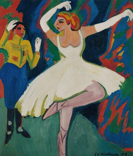 Russian dancer a Ernst Ludwig Kirchner