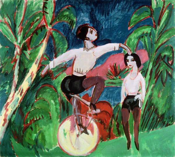 Unicycle Rider a Ernst Ludwig Kirchner