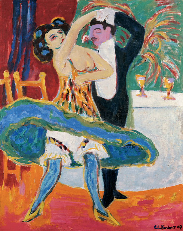 Vaudeville Theater (English Dancing Couple) a Ernst Ludwig Kirchner