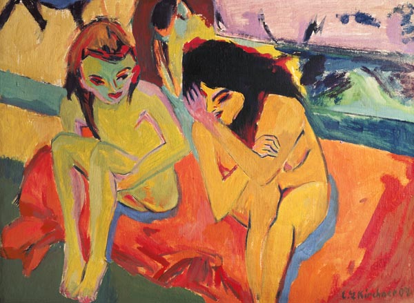 Two girls a Ernst Ludwig Kirchner