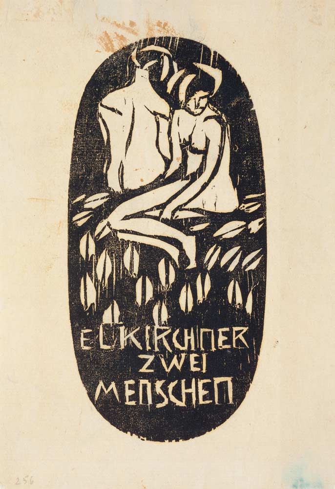 Zwei Menschen a Ernst Ludwig Kirchner