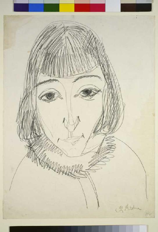 Bildnis Erna a Ernst Ludwig Kirchner