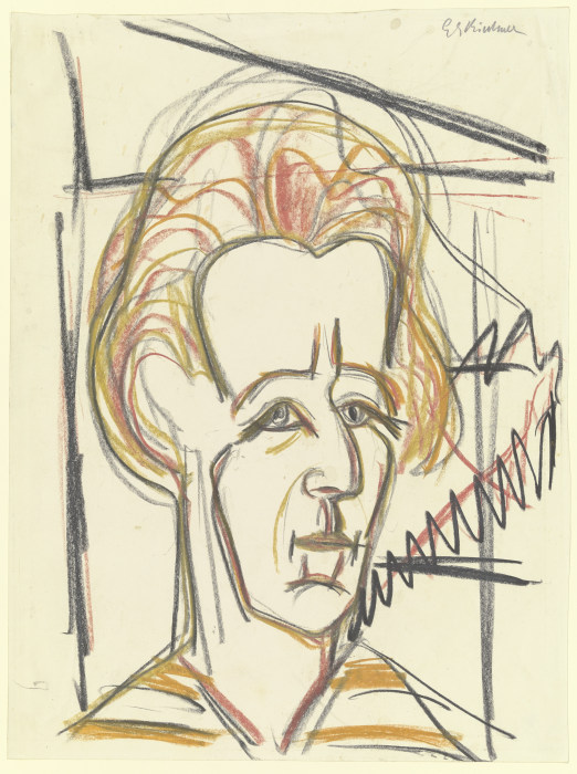 Portrait of Martha Hoerler a Ernst Ludwig Kirchner