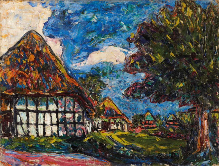 Fehmarn Houses a Ernst Ludwig Kirchner