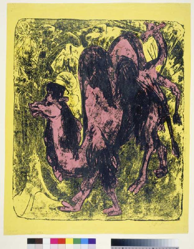 Kamel und Dromedar a Ernst Ludwig Kirchner