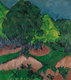 Landscape with Chestnut Tree