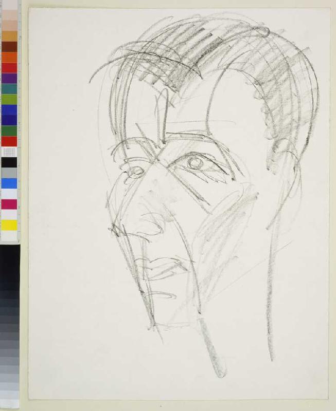 Selbstbildnis a Ernst Ludwig Kirchner