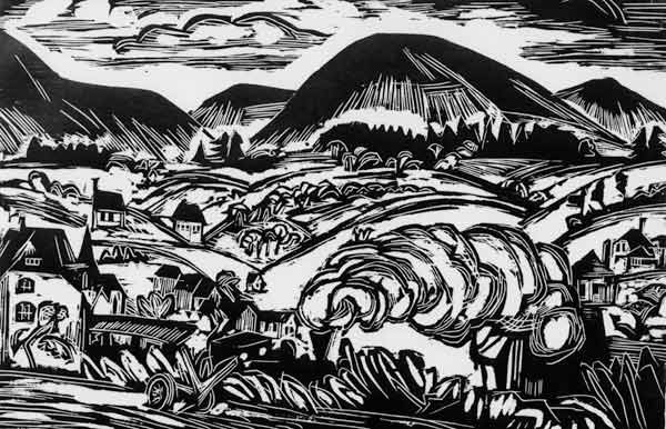 Taunus Landscape a Ernst Ludwig Kirchner