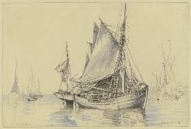 Fischerboote bei Ostende