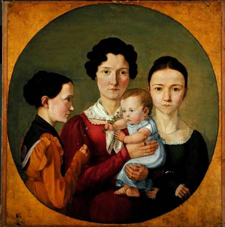 The Sisters Malvine (1811-85), Hermine (1801-52), Adelheid (1824-82) and Ida Speckter (1809-94) a Erwin Speckter