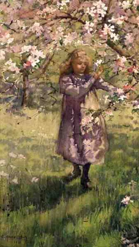Picking Apple Blossom a Ethel Horsfall Ertz