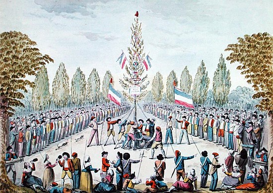 The Plantation of a Liberty Tree during the Revolution, c.1792 a Etienne Bericourt