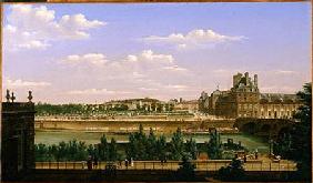 View of the Gardens and Palace of the Tuileries from the Quai d'Orsay