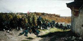 The Tirailleurs de la Seine at the Battle of Rueil-Malmaison, 21st October 1870
